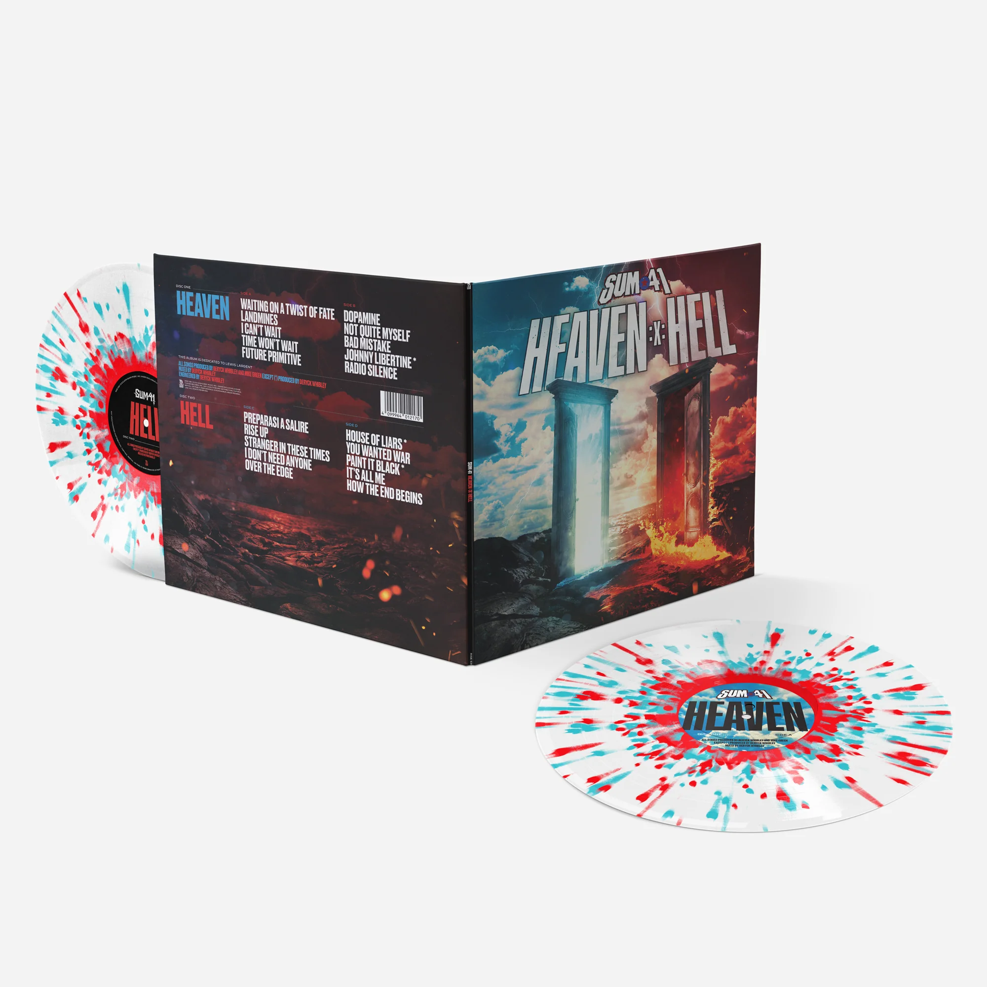 Sum 41 - Heaven :X: Hell Slam Dunk Exclusive LP (Hand Numbered) - Image 3