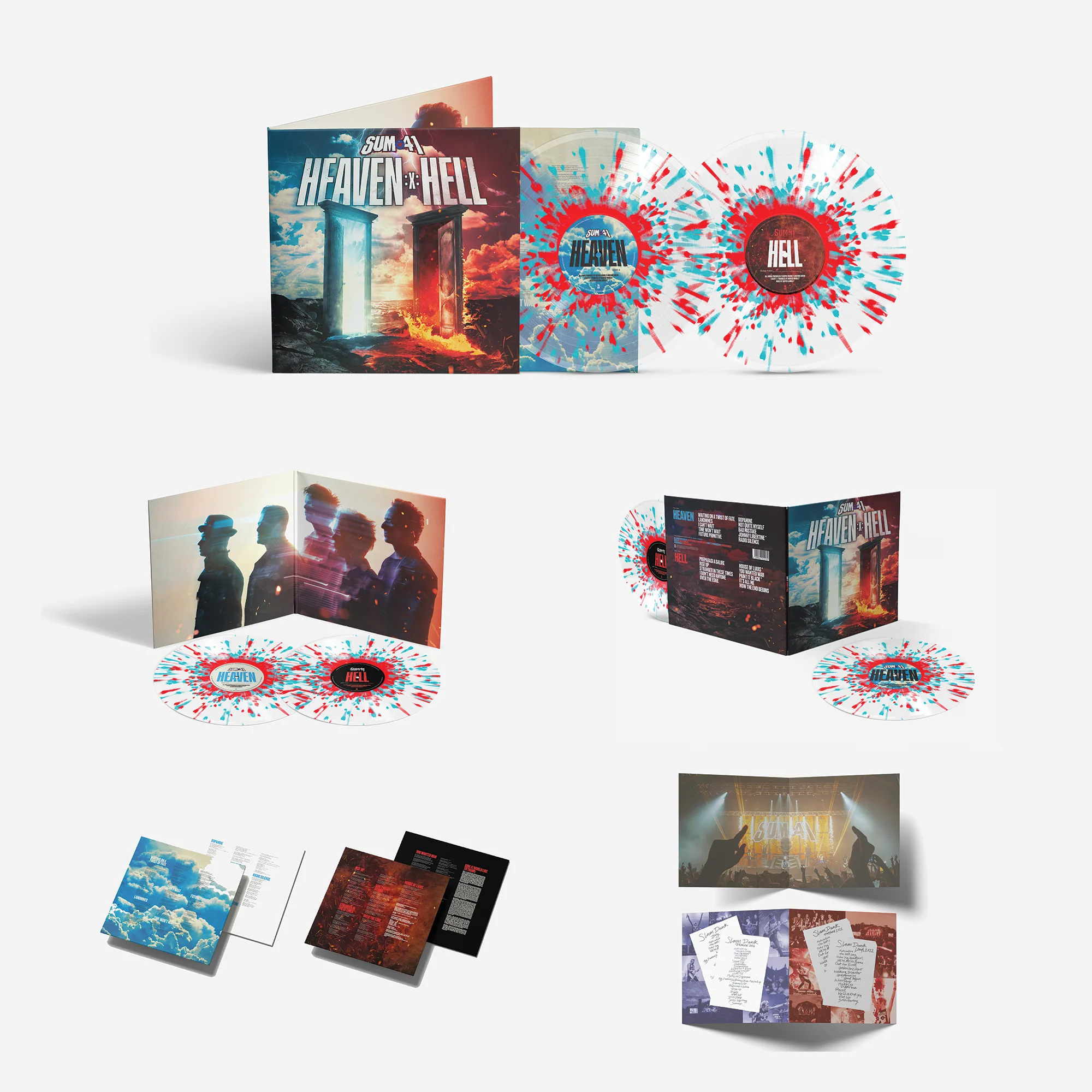 Sum 41 - Heaven :X: Hell Slam Dunk Exclusive LP (Hand Numbered) - Image 6