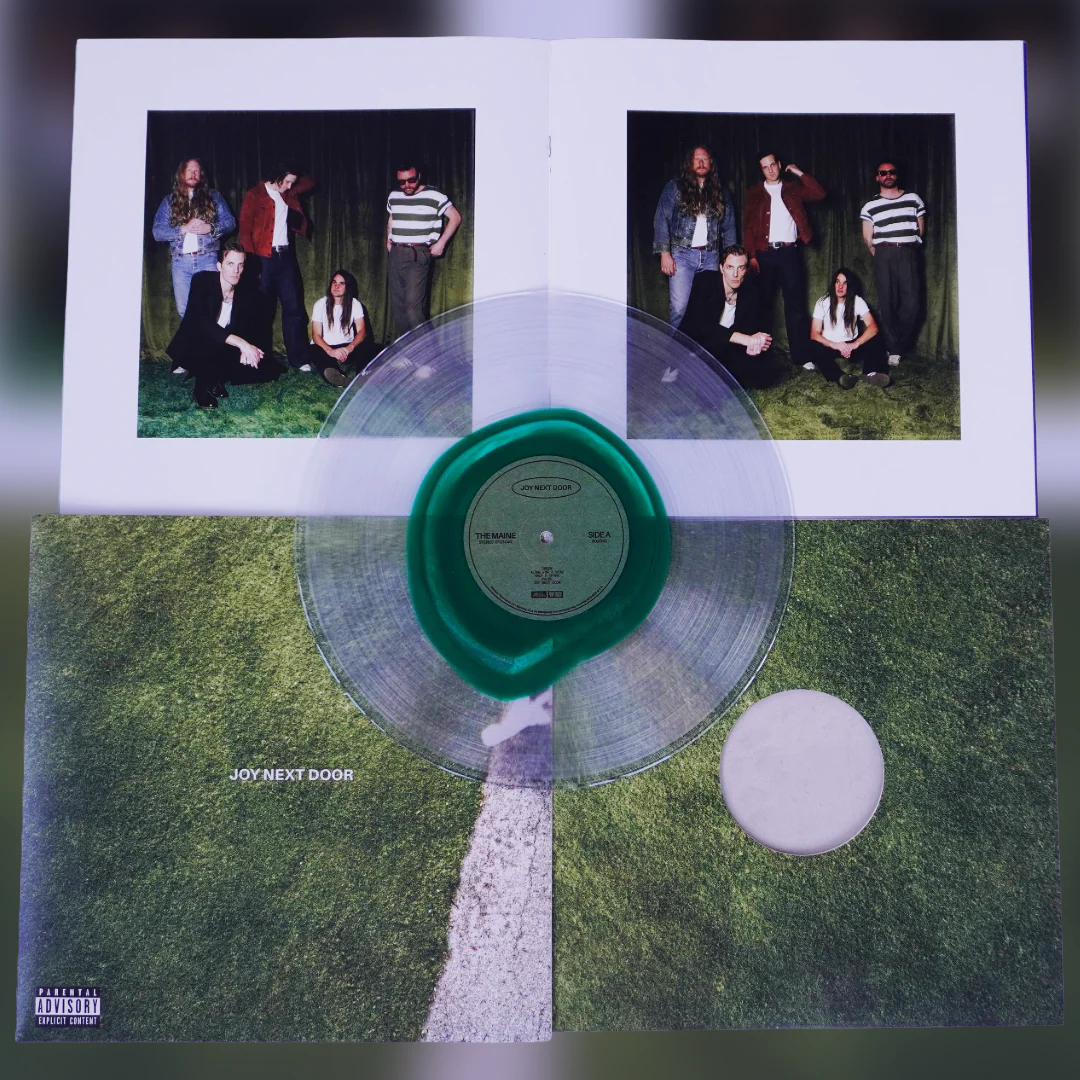 The Maine: Joy Next Door LP (Glass Clear/Green) - Image 3